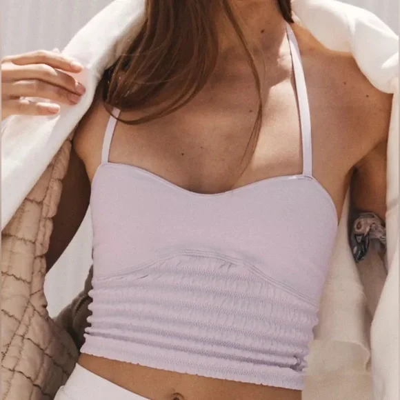 Free People Your A Sweetheart Cami in Lavender Size XL NWOT - Picture 2 of 10